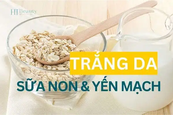 cách đắp mặt nạ sữa non