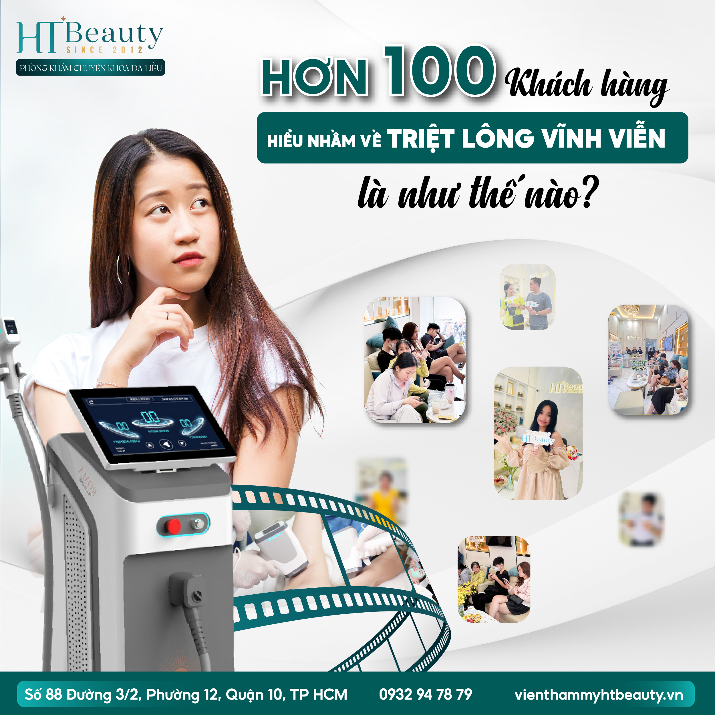 Hơn 100 khách hàng hiểu nhầm về triệt lông vĩnh viễn là như thế nào?