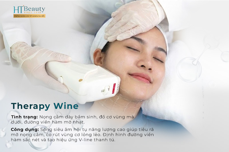 Tan mỡ nọng cằm Therapy Wine