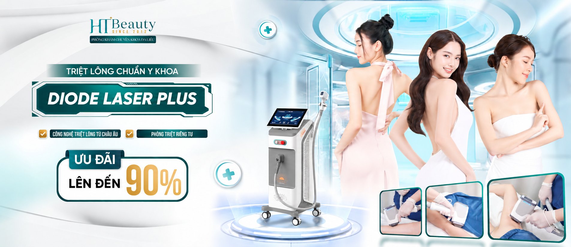 Triệt lông Diode Laser chuẩn y khoa